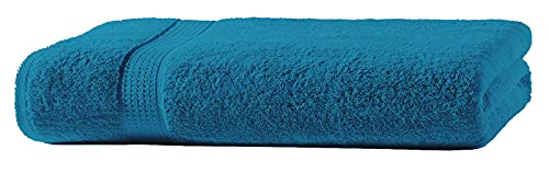 one-home Gästetuch Handtuch Duschtuch Badetuch Frottee 100% Baumwolle 15 Farben, Präzise Farbe:Petrol, Produktart:Badetuch 100x150 cm von one-home