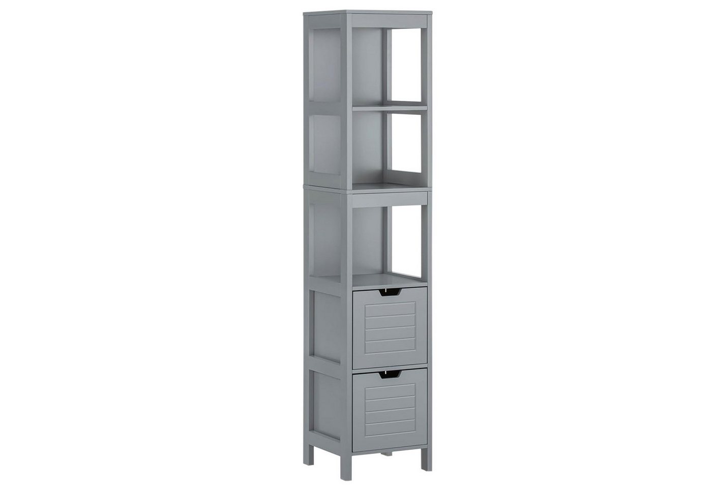 osoltus Badregal osoltus Badschrank Hochschrank Badregal Hampton 144cm GRAU von osoltus