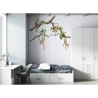 Affe Wandtattoo, Kinderzimmer Dekor, Safari Wandtattoo/Jungle Wall Stickers von osomhome