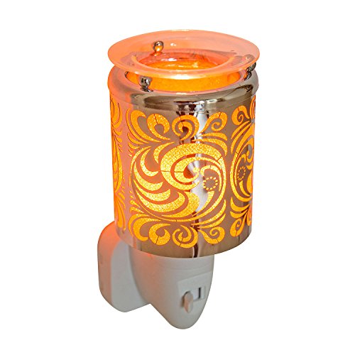 Pajoma eklektisches Nachtlicht – Duftlampe ‘‘Wave‘‘ aus Kunststoff & Metall von pajoma