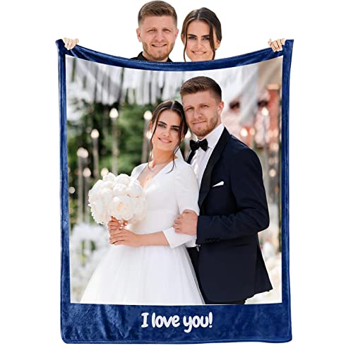 papasgix Personalisierte Decke Mit Foto Personalisierte kuscheldecke CollageSuper Weich Personalisierte Fotodecke für Geburtstag Weihnachten Hochzeit Jahrestag Geschenk von papasgix