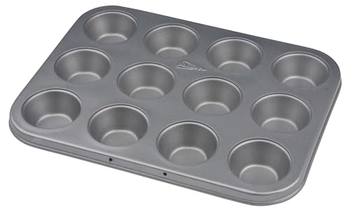 Patisse Silver-Top Mini Muffin Backblech mit 12 Mulden von patisse