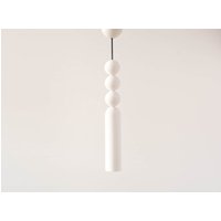 Pendelleuchte Aus Gips | Zylinderanhänger Licht Kronleuchter Moderne Weißer Zylinder von plasterstudiolt