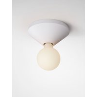 Deckenlampe Beton Minimalistisch Direktbeleuchtung Ada Weiß von platoDESIGNshop