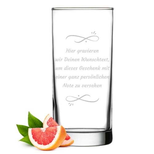 polar-effekt Longdrink Cocktailglas 485 ml mit Gravur - Trinkglas mit Wunschtext - das Geburtstagsgeschenk - spülmaschinenfestes Glas für Drinks, Aperitif und Wasser polar-effekt Longdrink Cocktailglas 485 ml mit Gravur - Trinkglas mit Wunschtext - das Geburtstagsgeschenk - spülmaschinenfestes Glas für Drinks, Aperitif und Wasser von polar-effekt