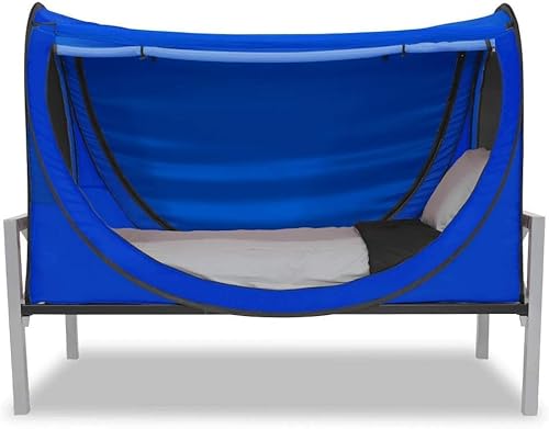 porayhut Sichtschutz Pop-Up-Bettzelt, Bettvorhänge (blau, voll) von porayhut