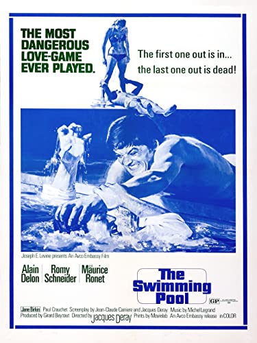 The Swimming Pool Poster 30 x 40 cm von postercinema