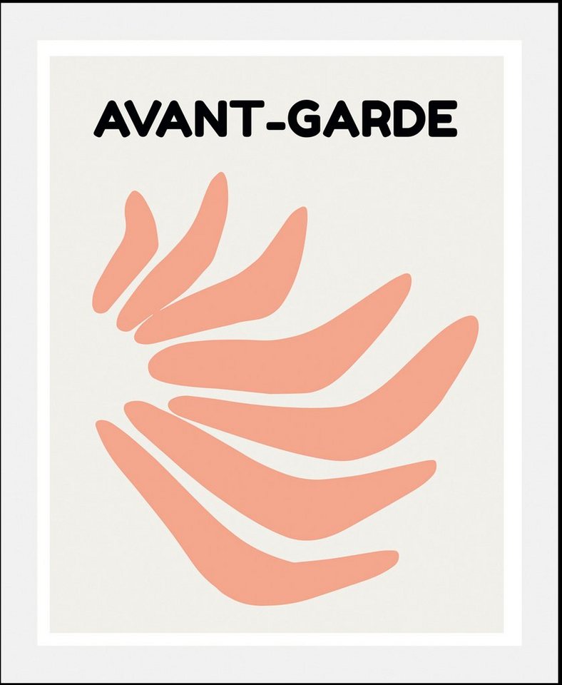 queence Bild Avant-Garde III, Abstrakt (1 St), gerahmt von queence