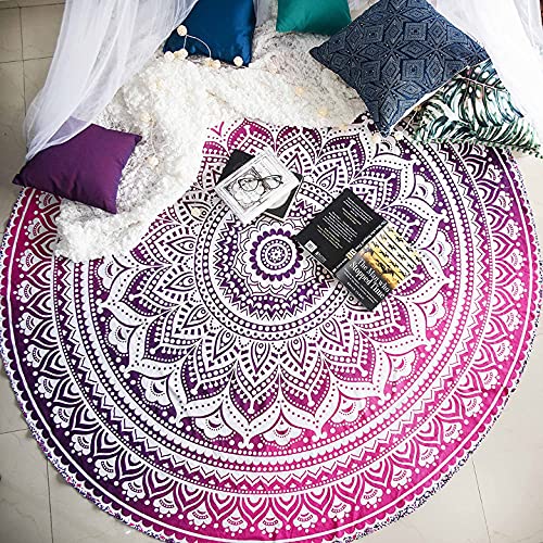 raajsee Indien Strandtuch Rund Mandala Hippie/Groß Indisch Rundes Baumwolle/Boho Runder Yoga Matte Tuch Meditation/Tischdecke Rund aufhänger Decke Picknick handgefertigt Teppich 70 inch raajsee Indien Strandtuch Rund Mandala Hippie/Groß Indisch Rundes Baumwolle/Boho Runder Yoga Matte Tuch Meditation/Tischdecke Rund aufhänger Decke Picknick handgefertigt Teppich 70 inch von raajsee