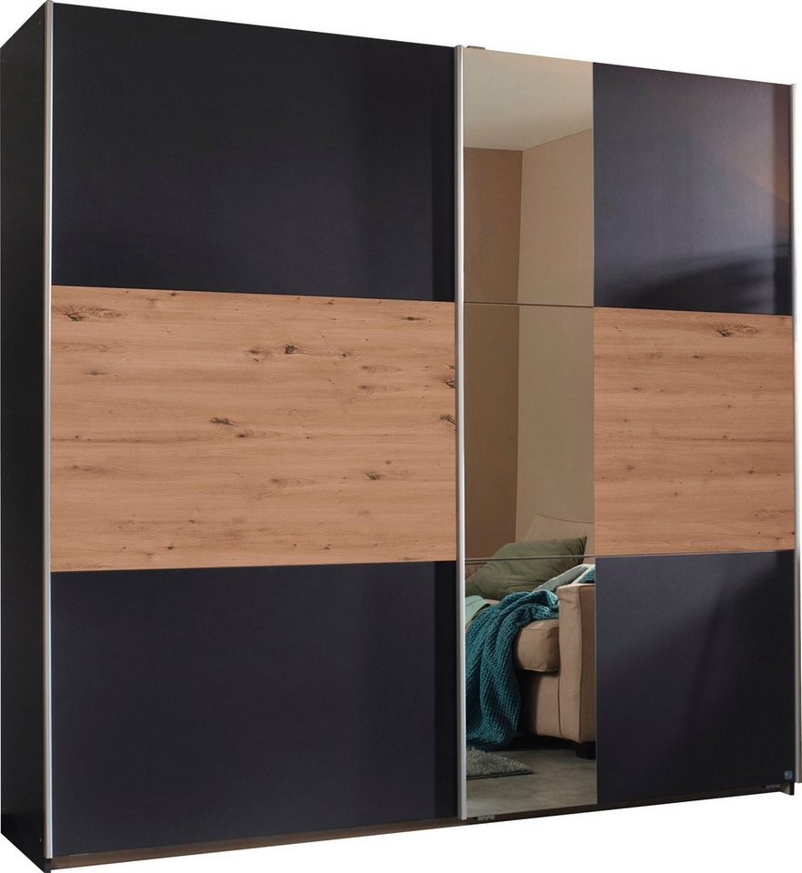 rauch Schwebetürenschrank Kleiderschrank Schrank Garderobe ASTANA mit leichtgängigen Türen inkl. 2 Stoffboxen sowie Metallgriffleisten TOPSELLER MADE IN GERMANY rauch Schwebetürenschrank Kleiderschrank Schrank Garderobe ASTANA mit leichtgängigen Türen inkl. 2 Stoffboxen sowie Metallgriffleisten TOPSELLER MADE IN GERMANY von rauch