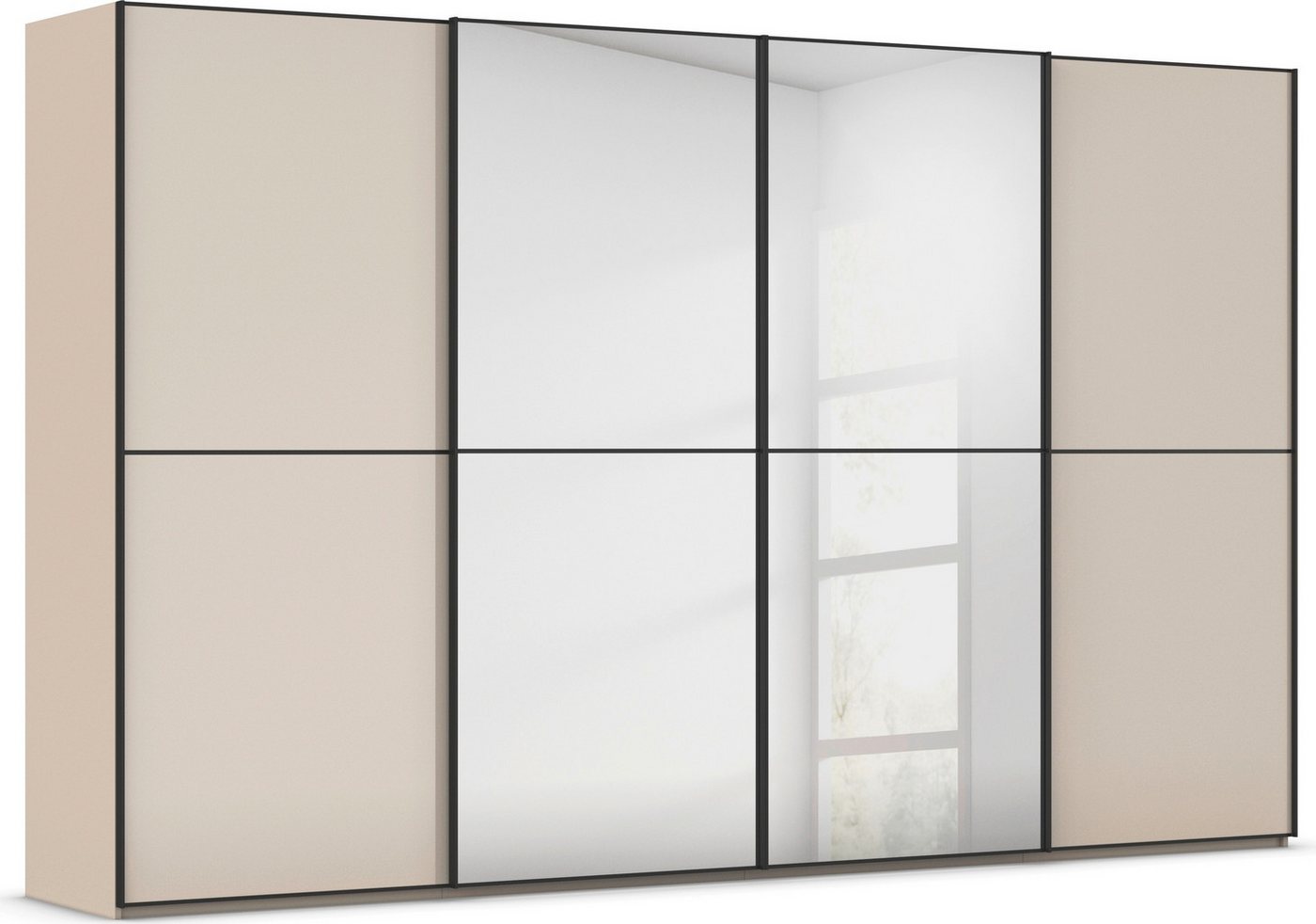 rauch Schwebetürenschrank Kleiderschrank Schrank Garderobe Schlafzimmerschrank SCALE-DUO edle zweigeteilte Türen Spiegel/Glas-Mix 3 Zierleisten MADE IN GERMANY rauch Schwebetürenschrank Kleiderschrank Schrank Garderobe Schlafzimmerschrank SCALE-DUO edle zweigeteilte Türen Spiegel/Glas-Mix 3 Zierleisten MADE IN GERMANY von rauch