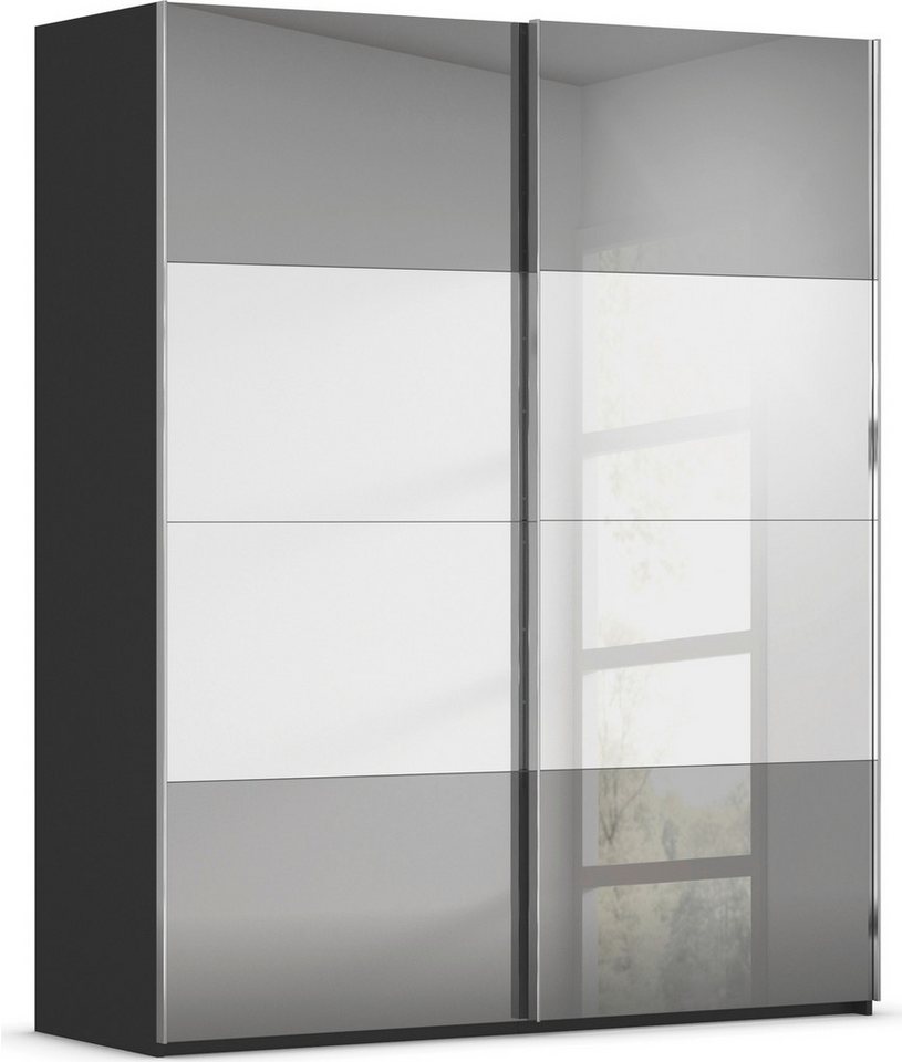 rauch Schwebetürenschrank Kleiderschrank Schrank Garderobe Schlafzimmerschrank SCALE-FYRA edle Türen viergeteilt Front Spiegel-Mix viele Farben MADE IN GERMANY rauch Schwebetürenschrank Kleiderschrank Schrank Garderobe Schlafzimmerschrank SCALE-FYRA edle Türen viergeteilt Front Spiegel-Mix viele Farben MADE IN GERMANY von rauch