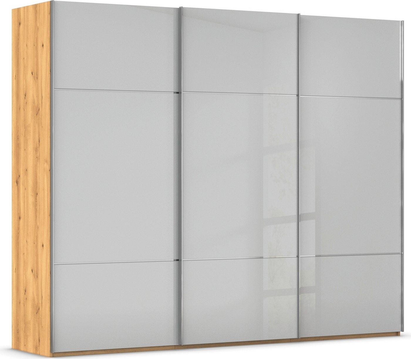 rauch Schwebetürenschrank Kleiderschrank Schrank Garderobe Schlafzimmerschrank SCALE-TRIO edle dreigeteilte Front mit 2 Zierleisten Glasfront MADE IN GERMANY rauch Schwebetürenschrank Kleiderschrank Schrank Garderobe Schlafzimmerschrank SCALE-TRIO edle dreigeteilte Front mit 2 Zierleisten Glasfront MADE IN GERMANY von rauch
