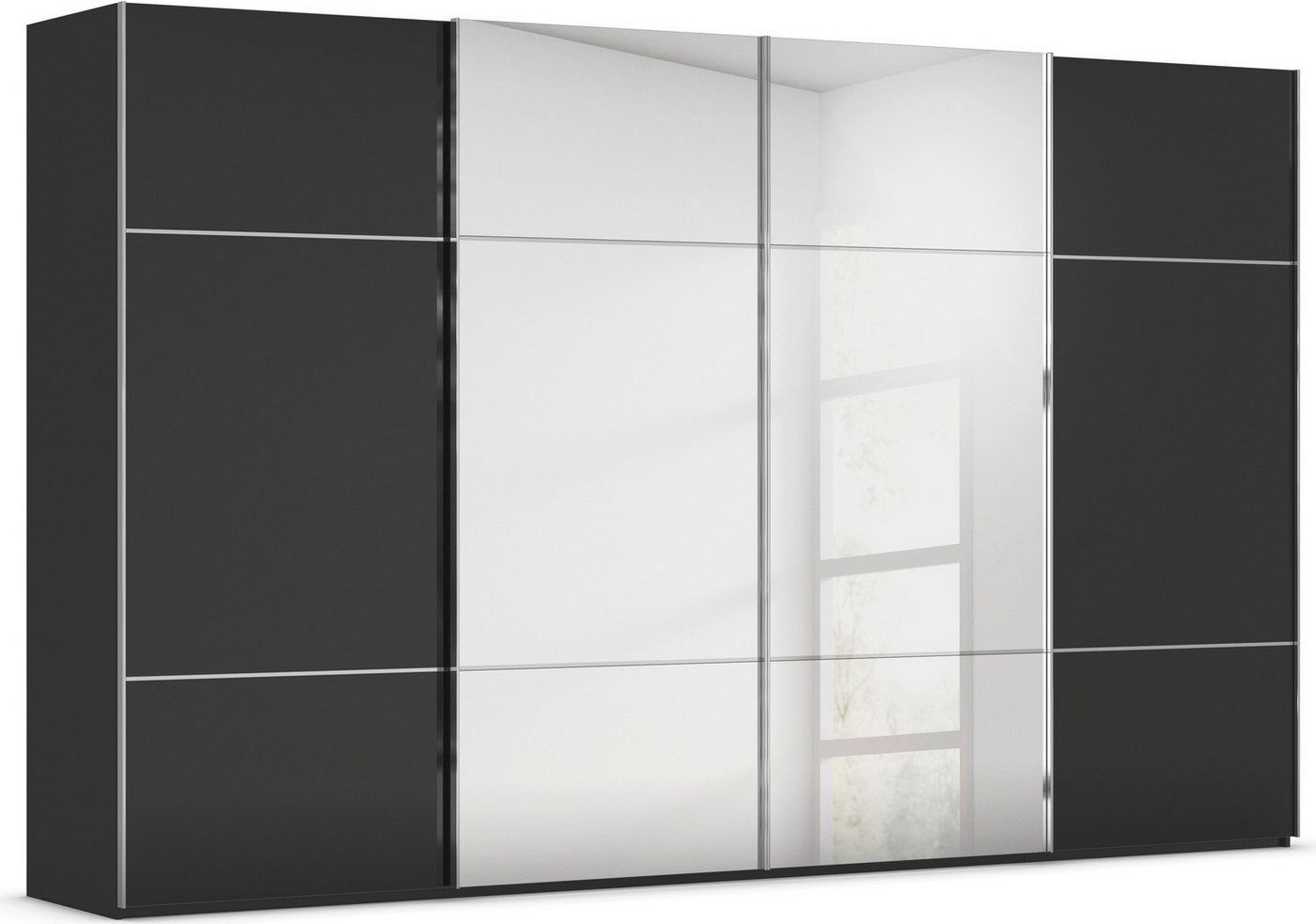 rauch Schwebetürenschrank Kleiderschrank Schrank Garderobe Schlafzimmerschrank SCALE-TRIO edle dreigeteilte Front mit 2 Zierleisten Spiegel/Glas MADE IN GERMANY rauch Schwebetürenschrank Kleiderschrank Schrank Garderobe Schlafzimmerschrank SCALE-TRIO edle dreigeteilte Front mit 2 Zierleisten Spiegel/Glas MADE IN GERMANY von rauch
