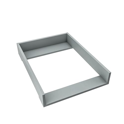 regalik Wickelaufsatz für Hemnes 500 IKEA 72cm x 50cm - Abnehmbar Wickeltischaufsatz für Kommode in Asche - Abgeschlossen mit ABS Material 1mm von regalik