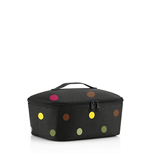 reisenthel coolerbag M pocket Kühltasche mit Obermaterial aus recycelten PET-Flaschen Ideal für das Mittagessen unterwegs, Couleur:dots von reisenthel