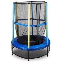 relaxdays Kindertrampolin blau 143,0 cm von RELAXDAYS