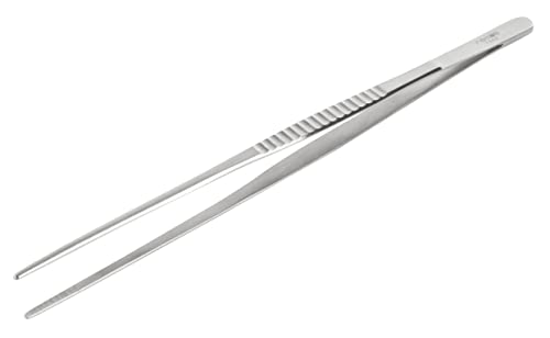 REMOS Universalpinzette für Küche, Haushalt, Grill, Aquarium 20 cm, gerade Spitze, Edelstahl von remos professional body care