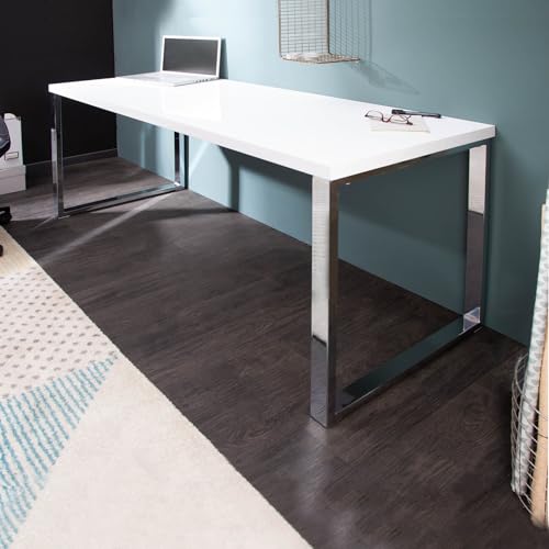 Riess Ambiente Design Laptoptisch White Desk 160x60 cm Hochglanz weiß Schreibtisch Büro Konsole Konsolentisch Bürotisch Riess Ambiente Design Laptoptisch White Desk 160x60 cm Hochglanz weiß Schreibtisch Büro Konsole Konsolentisch Bürotisch von Riess Ambiente