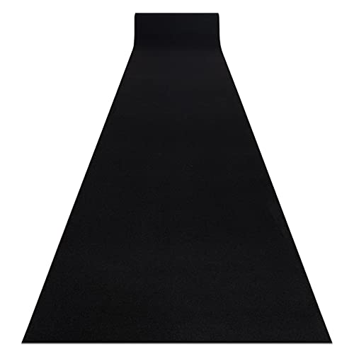 Läufer Antirutsch Rumba, einfarbig, schwarz, Anti Rutsch Teppich, rutschfest, Hochzeit, Meterware 80x170 cm Läufer Antirutsch Rumba, einfarbig, schwarz, Anti Rutsch Teppich, rutschfest, Hochzeit, Meterware 80x170 cm von rugsx