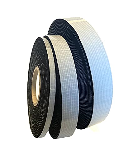 Moosgummidichtung 10m Rolle Gummidichtung selbstklebend Türdichtung Hubdach Moosgummi EPDM Schaumstoff Dichtung (60mm x 3mm (10m Rolle)) von sarian