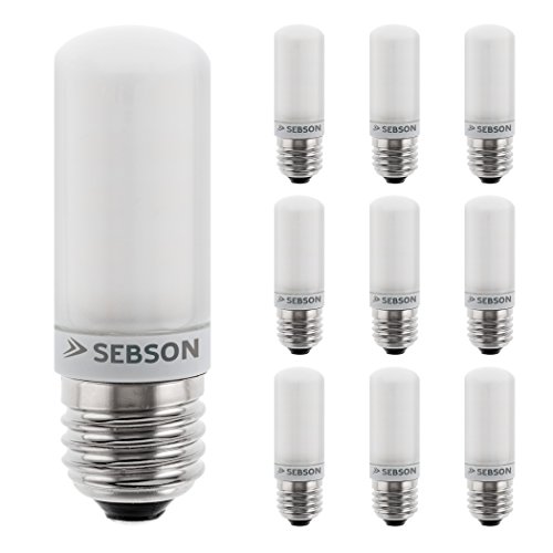 SEBSON® 10er Pack E27 LED 4W Lampe - vgl. 40W Glühlampe - 400 Lumen - E27 LED Warm Weiß - LED Leuchtmittel 280° von SEBSON