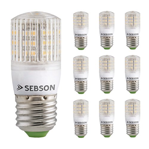 SEBSON® 10er Pack E27 LED 3W Lampe - vgl. 25W Glühlampe - 240 Lumen - E27 LED warmweiß - LED Leuchtmittel 280° von SEBSON