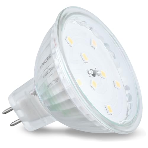 SEBSON 10x LED Lampe GU5.3 / MR16 warmweiß 3.5W, ersetzt 30W Glühlampe, 280 Lumen, 12V DC, Leuchtmittel 110°, 10er Pack von SEBSON