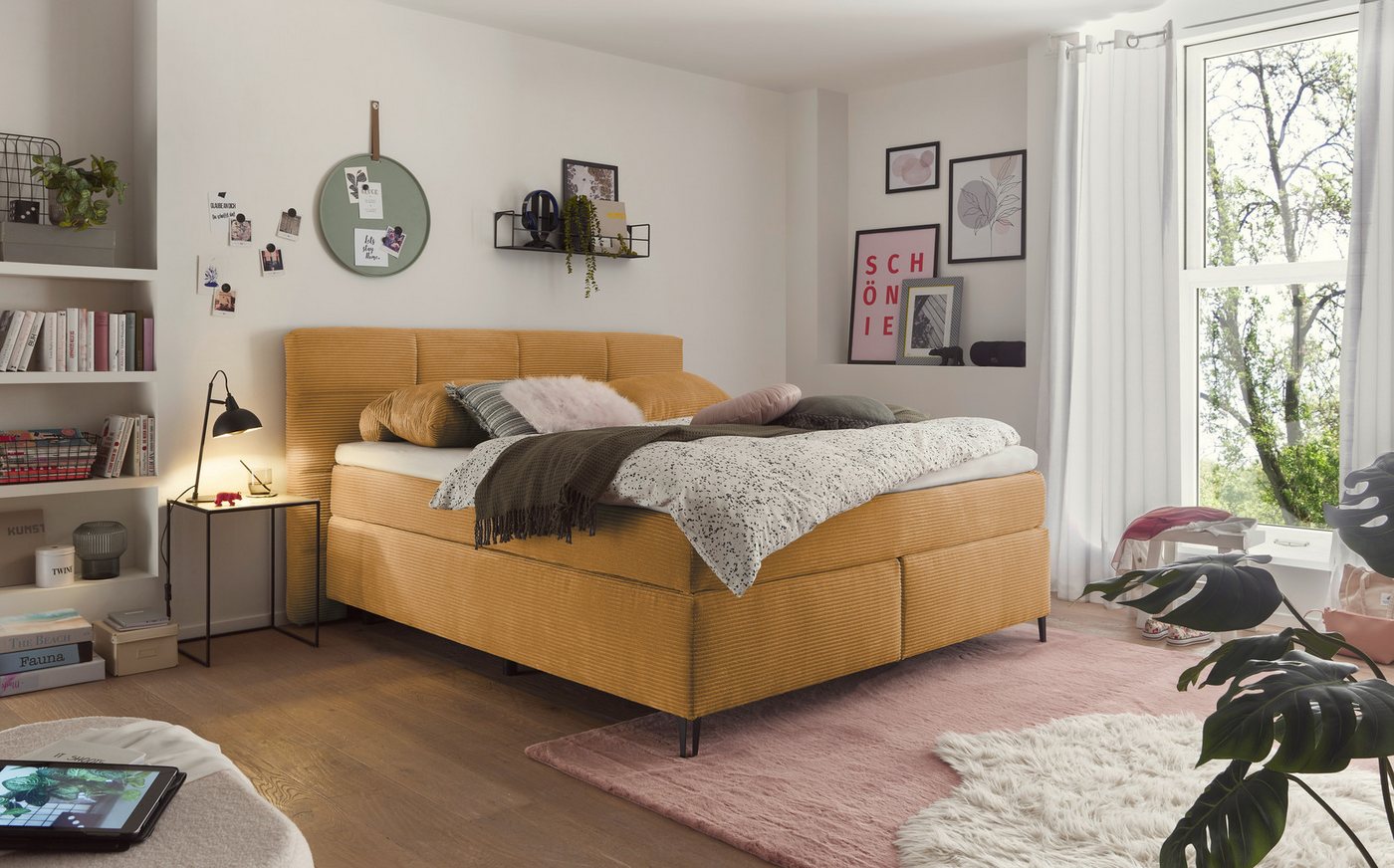 set one by Musterring Boxspringbett Fairfield, mit Metallfuß schwarz, Wendematratze, Breite 160 oder 180 cm set one by Musterring Boxspringbett Fairfield, mit Metallfuß schwarz, Wendematratze, Breite 160 oder 180 cm von set one by Musterring