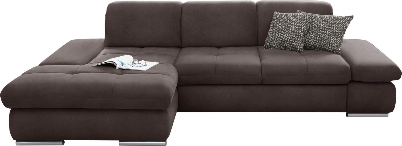 set one by Musterring Ecksofa SO4100 V, mit verstellbaren Kopfteilen, wahlweise mit Funktionen, Cord-Bezug set one by Musterring Ecksofa SO4100 V, mit verstellbaren Kopfteilen, wahlweise mit Funktionen, Cord-Bezug von set one by Musterring
