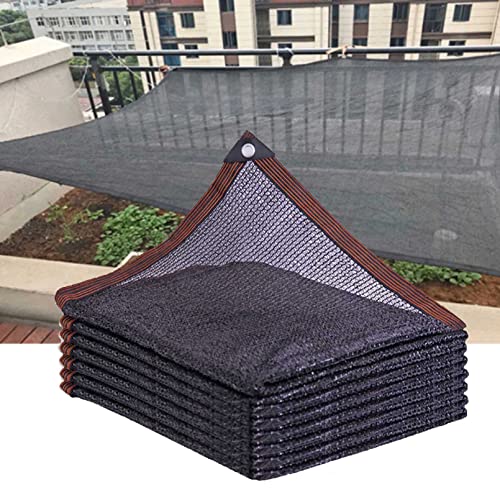 Schattierungsnetz Gemüsenetz 3-Pin Schattennetz mit Ösen 55% Schwarzes Sonnensegel Rechteck Schattiernetz Schatten Tuch Sonnenschutzgewebe,für Hof Pflanze Garten (4x6m/13.12x19.68ft) von sgxxkj123