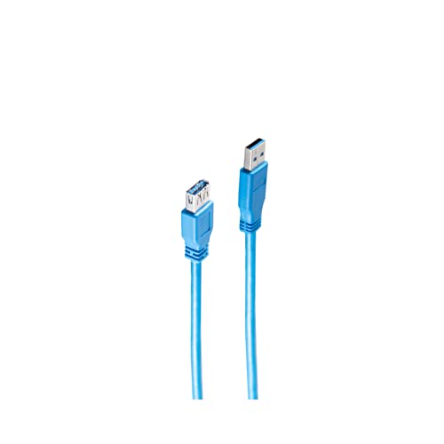 Shiverpeaks BS77133 Basic-S USB 3.0 Kabel, A-Stecker auf A-Kupplung, 3m von shiverpeaks