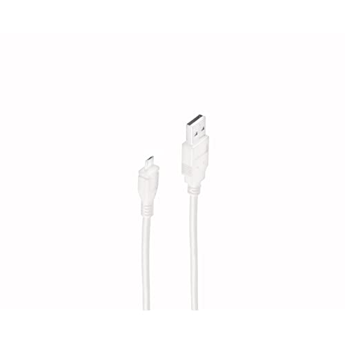 Shiverpeaks BS77180-W Basic-S USB 2.0 Micro Kabel, USB-A auf Micro USB-B, 0,5m von shiverpeaks