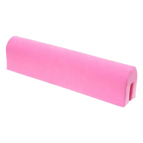 shivler Bettkantenschutz für Kinderbetten Kissen für bettumrandung Rausfallschutz Abdeckung Kantenschutz für Babybett (Rosa, 50 cm) von shivler