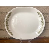 Corelle Platte, Crazy Daisy, 12 Zoll, Ovale Servierplatte, 1970Er Jahre, Vintage von shoptigertiger