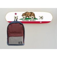 Dekoration Kinder Skateboard Kleiderständer - Childs Zimmer Organizer California Fahne Von Skate-Home von skatehome