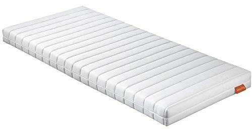 sleepling Matratze Rollmatratze dünne Gästematratze Basic 30, Komfortschaummatratze, Made in EU, Bezug waschbar, Ökotex 100, Härtegrad 2, 70 x 200 x 11 cm, weiß von sleepling