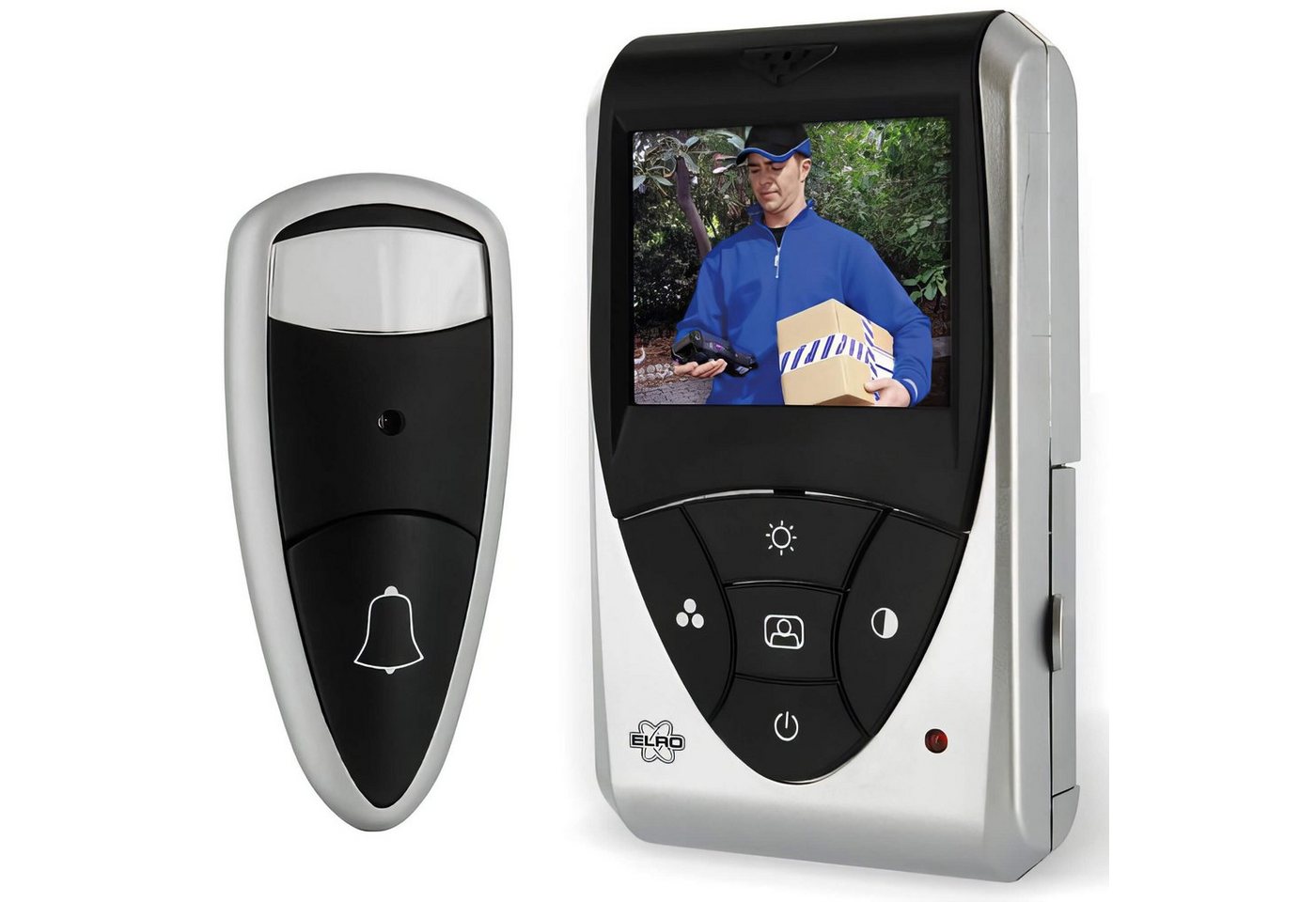 smartwares Smartwares VD24 Türklingel Türspion mit Monitor Video Kamera Digitaler Türspion von smartwares