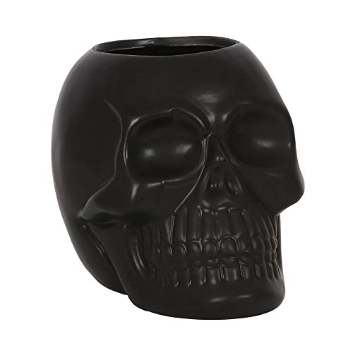 Something Different BadezimmerSet Black Skull Toothbrush Holder Mehrfarben von something different