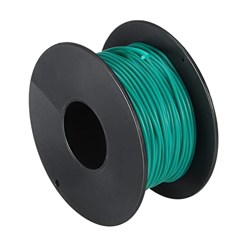 sourcing map Silikon Draht 28AWG Grün Spule 30m Elektrisch Verzinntes Kupfer Standard Hochtemperatur Anschluss Kabel für Auto Modell Manipulatoren Elektrogeräte Bastler von sourcing map