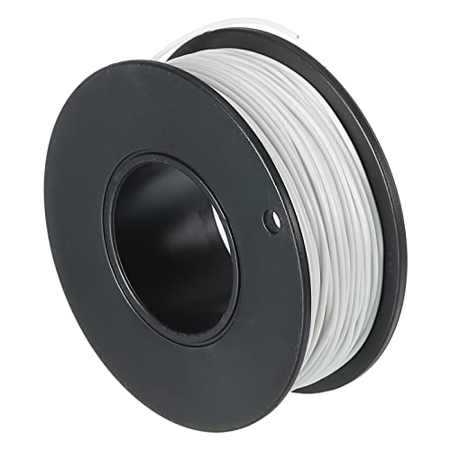 sourcing map Silikon Draht 30AWG Weiß Spule 30m Elektrisch Verzinntes Kupfer Standard Hochtemperatur Anschluss Kabel für Auto Modell Manipulatoren Elektrogeräte Bastler von sourcing map