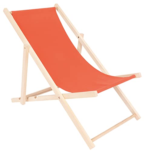 spec-wood Liege - Liegestuhl klappbar - Holzliegestuhl - RelaxLiege - Camping Stuhl - GartenLiege - wetterfest SonnenLiege - klappbar 119 cm x 58 cm Farbe Orange - Klappstuhl Holz spec-wood Liege - Liegestuhl klappbar - Holzliegestuhl - RelaxLiege - Camping Stuhl - GartenLiege - wetterfest SonnenLiege - klappbar 119 cm x 58 cm Farbe Orange - Klappstuhl Holz von specwood