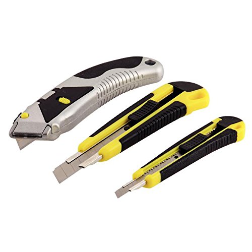 suki Messer-Set, 3tlg, 1801349, 1x Abbrechmesser 9mm, 1x Abbrechmesser 18mm, 1x Trapezmesser suki Messer-Set, 3tlg, 1801349, 1x Abbrechmesser 9mm, 1x Abbrechmesser 18mm, 1x Trapezmesser von suki