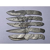 Lot Von 5 Damaszener Stahl Blank Klingenmesser Für Messer Machen Lieferungen | Bb-401 von suresharpbladesshop