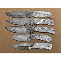 Lot Von 5 Damaszener Stahl Blank Klingenmesser Für Messer Machen Lieferungen | Bb-420 von suresharpbladesshop