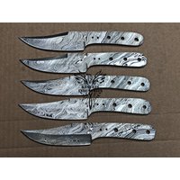 Lot Von 5 Damaszener Stahl Blank Klingenmesser Für Messer Machen Lieferungen | Bb-429 von suresharpbladesshop