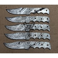 Lot Von 5 Damaszener Stahl Blank Klingenmesser Für Messer Machen Lieferungen | Bb-431 von suresharpbladesshop