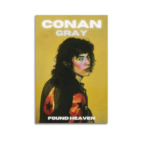 Szzmyo Conan Gray Found Heaven Album-Poster, dekoratives Gemälde, moderne ästhetische Leinwandposter, Schlafzimmer, Kunst, Wohnzimmer, Dekoration, Poster, 30 x 45 cm, ungerahmter Stil von szzmyo