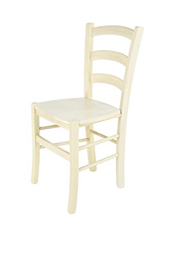 t m c s Tommychairs - Stuhl Venice für Küche und Esszimmer, robuste Struktur aus lackiertem Buchenholz in Anilinfarbe Weiss und Sitzfläche aus Holz t m c s Tommychairs - Stuhl Venice für Küche und Esszimmer, robuste Struktur aus lackiertem Buchenholz in Anilinfarbe Weiss und Sitzfläche aus Holz von t m c s