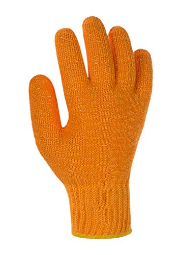 (12 Paar) teXXor Handschuhe Grobstrickhandschuhe Criss Cross 12 x orange 8 von texxor